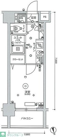 スカイコート蒲田ガーデンの物件間取画像